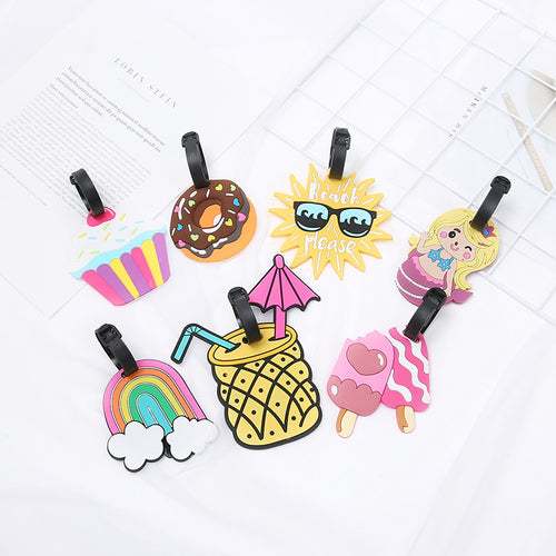 Unisex luggage tag in sweet donut design Bowlift