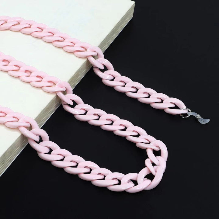 Vibrant Acrylic Eyewear Chain Bowlift