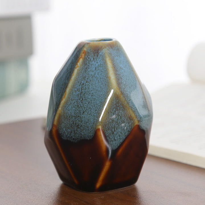 Geometric Ceramic Decorative Vase Bowlift
