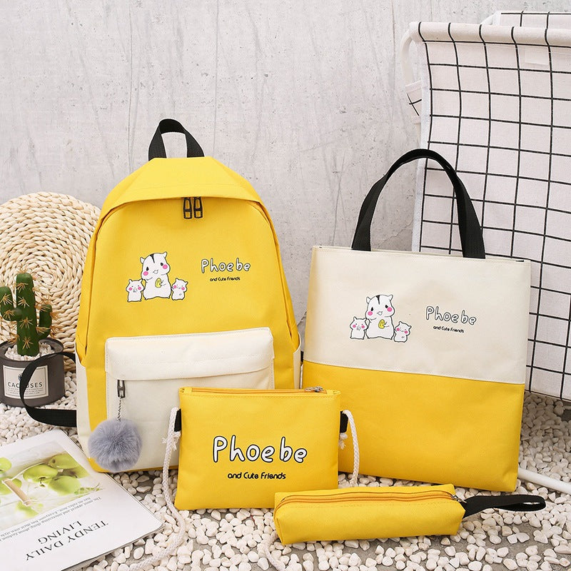 5-Piece Animal Motif Bag Set Bowlift