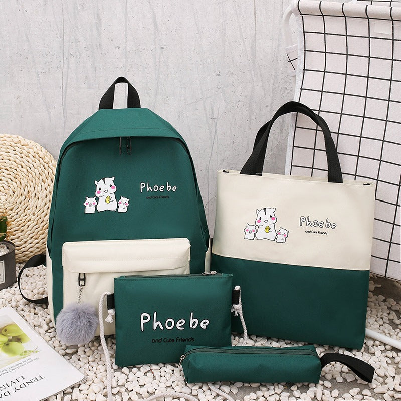 5-Piece Animal Motif Bag Set Bowlift