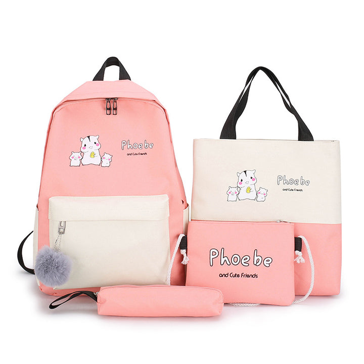 5-Piece Animal Motif Bag Set Bowlift