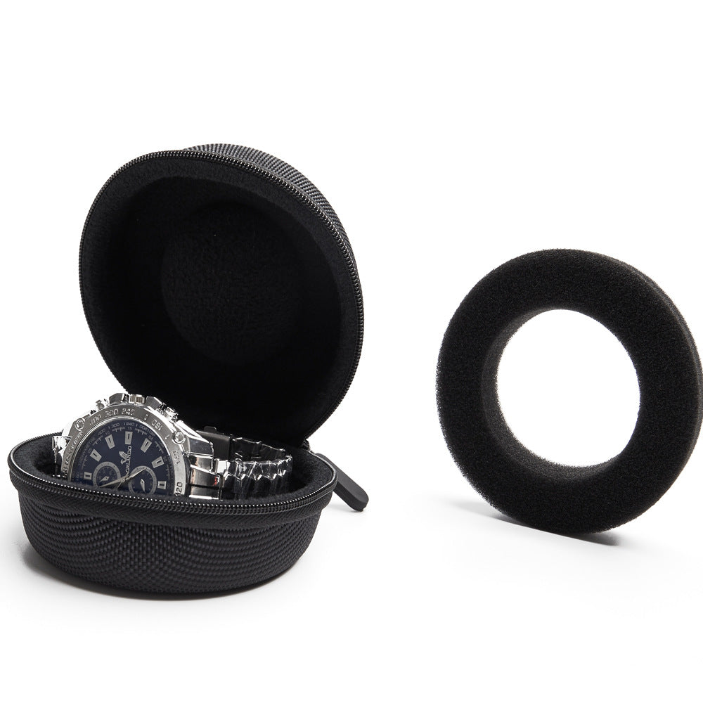 Hard-Shell Single Watch Travel Case with Foam Insert Bowlift