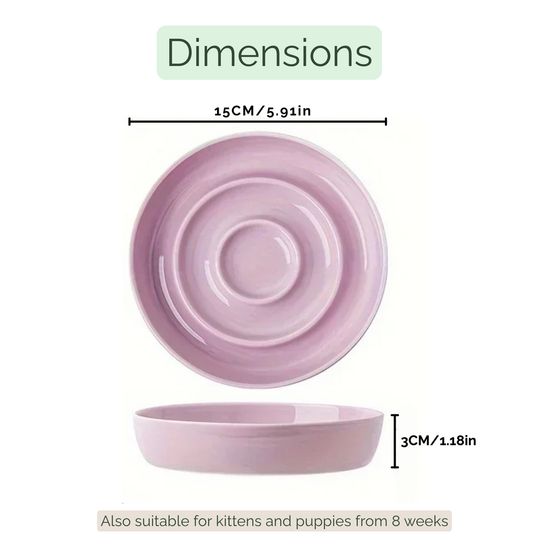Ceramic Anti-Choking Feeding Bowl – Slow Feeding for Cats and Dogs | Bowlift