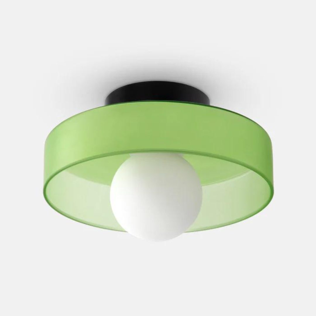 Round Ceiling Lamp with Stylish Functionality - LumiSphere | Bowlift