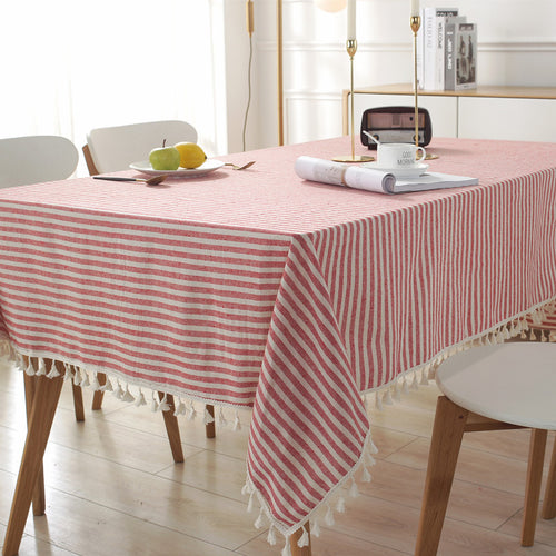 Striped Decorative Tablecloth