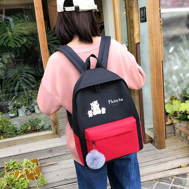 5-Piece Animal Motif Bag Set Bowlift