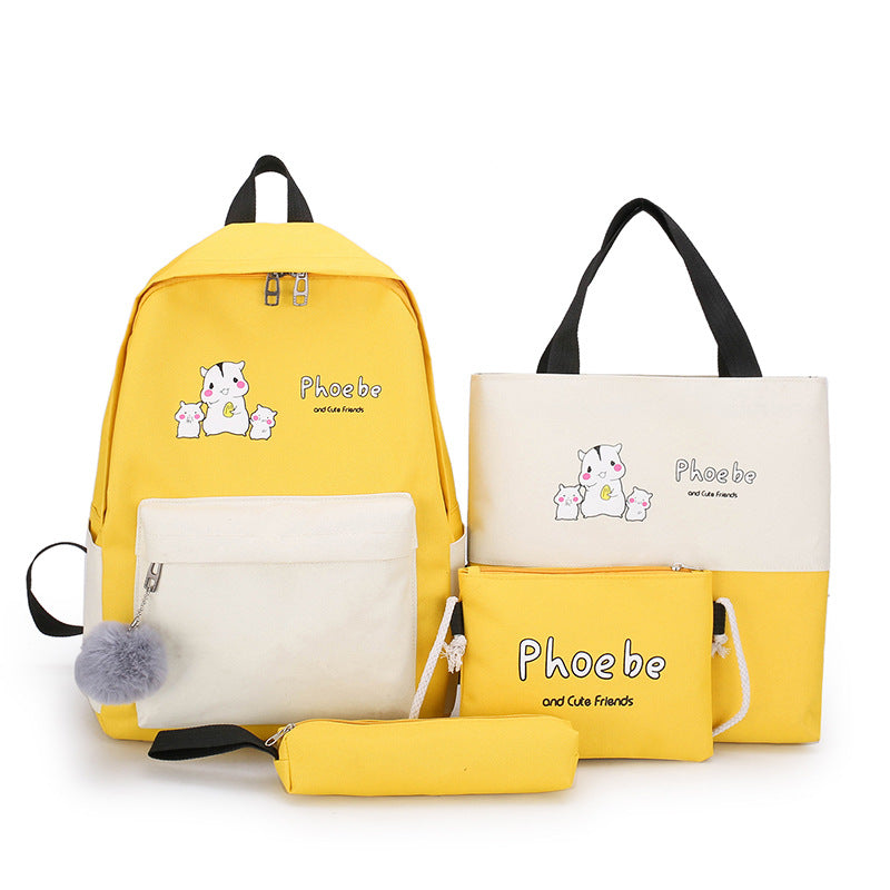 5-Piece Animal Motif Bag Set Bowlift
