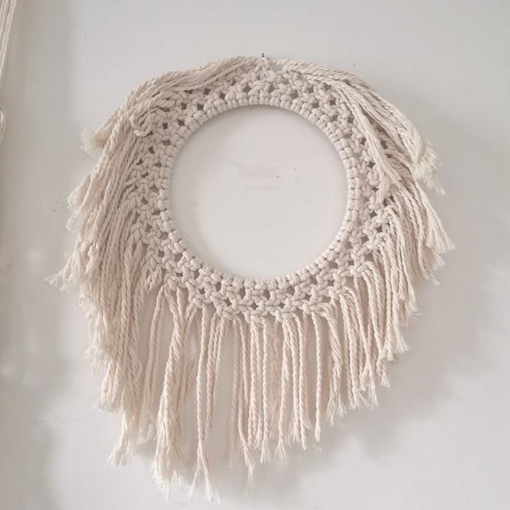 Decorative Macrame Wall Mirror Bowlift