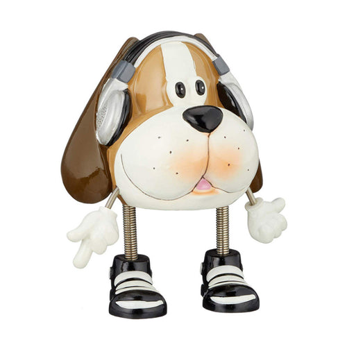 Playful Dog Figurine