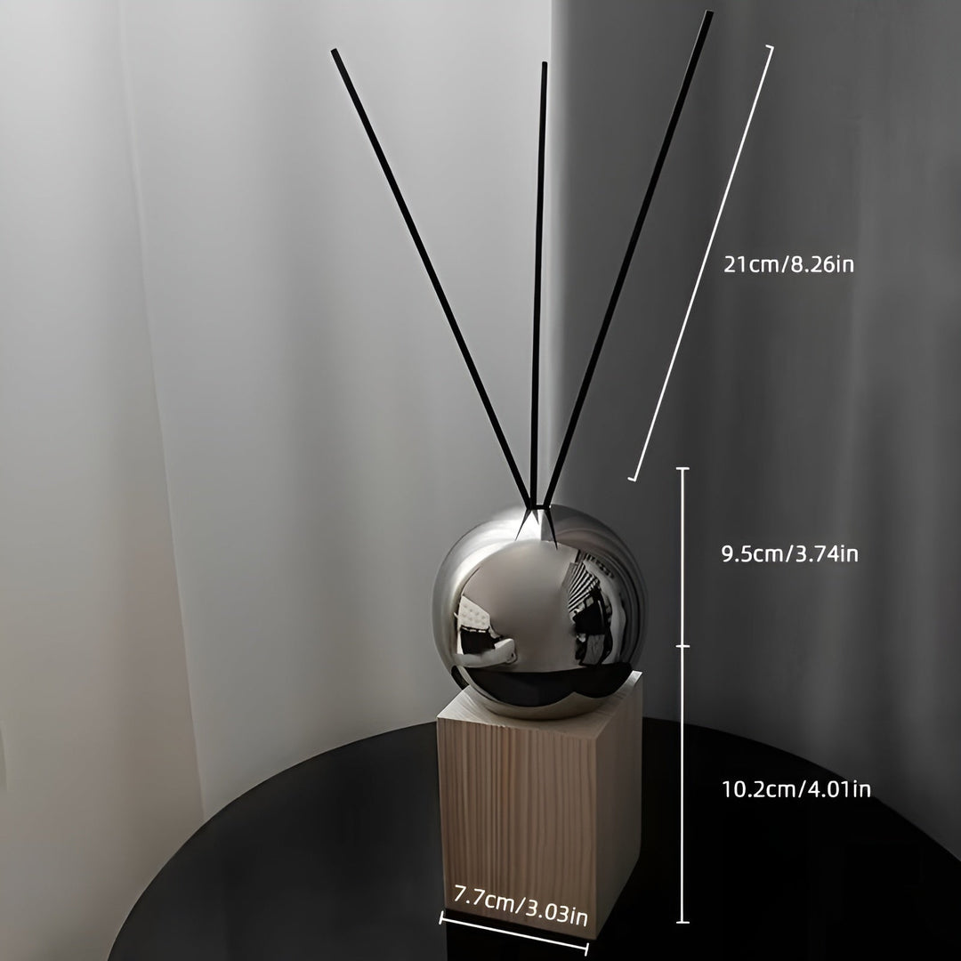 Stainless Steel Aroma Diffuser – Relaxing Room Fragrance with Essential Oils | Decorative for Home and Hotel | Bowlift