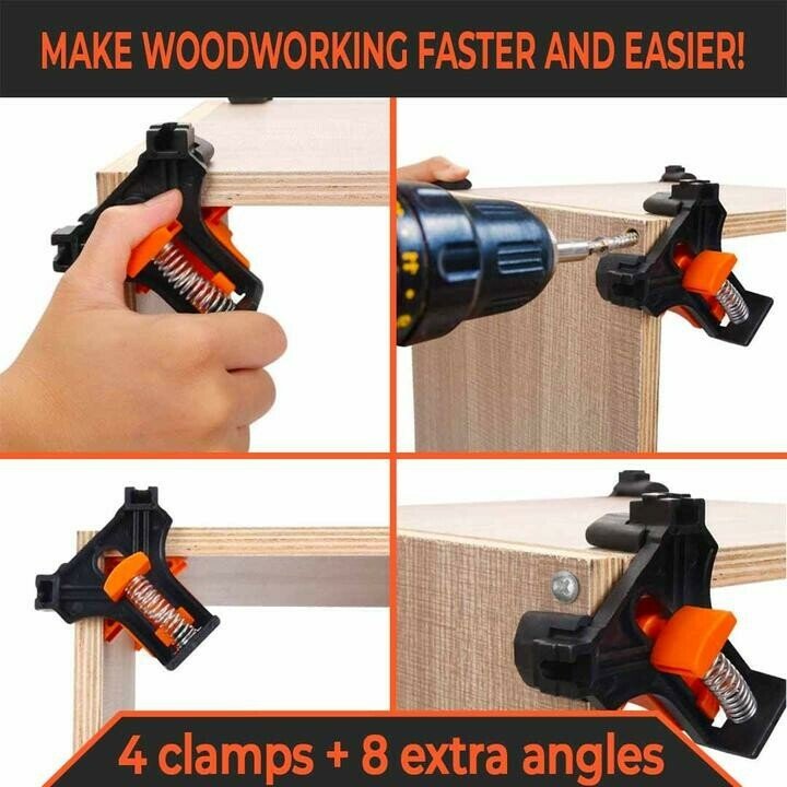 BowLift | Clamp set (4pcs) + FREE 60°, 90° & 120° heads