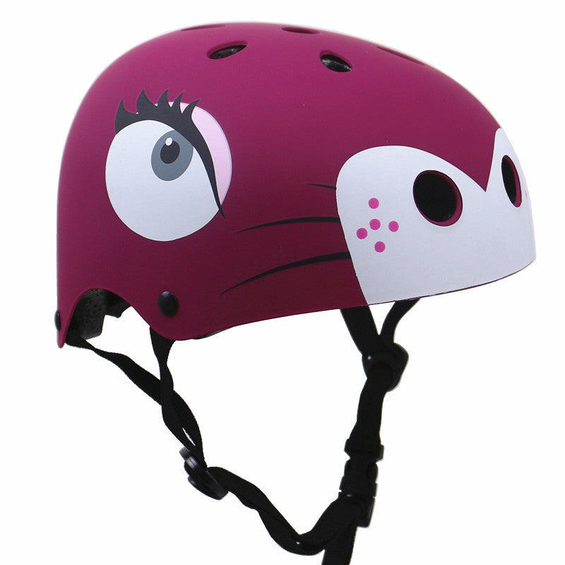 Children's Fun Cat-Themed Safety Helmet Bowlift