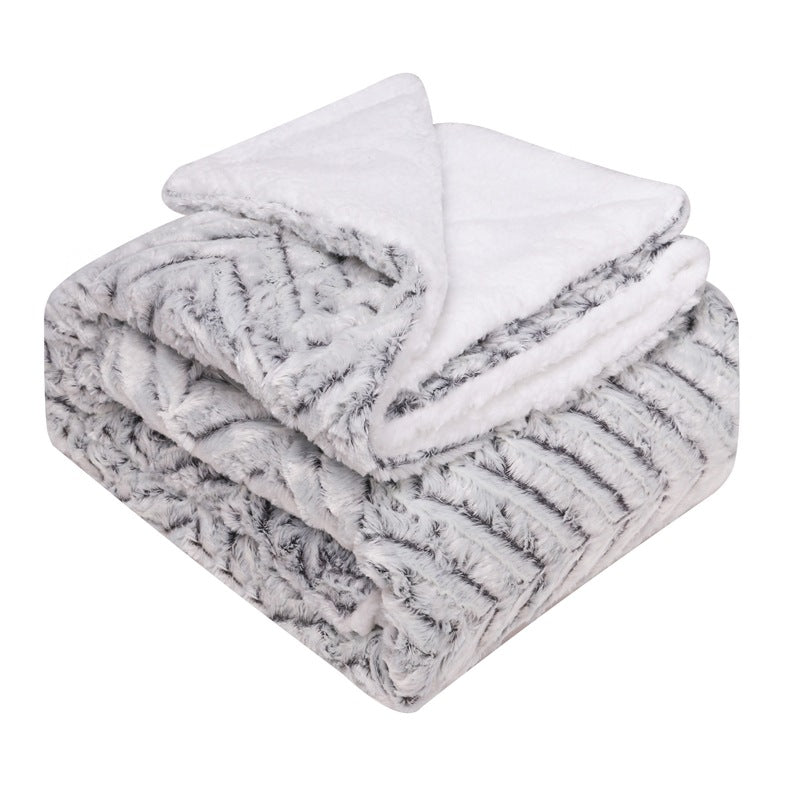 Women's luxurious cuddly blanket made of soft microfiber fabric Bowlift