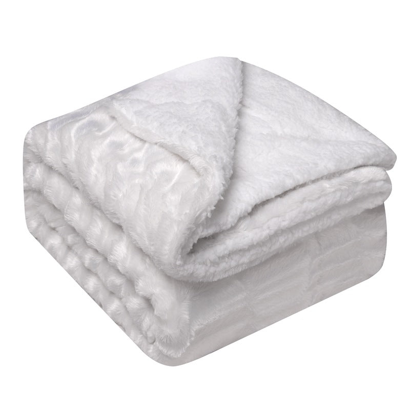 Women's luxurious cuddly blanket made of soft microfiber fabric Bowlift