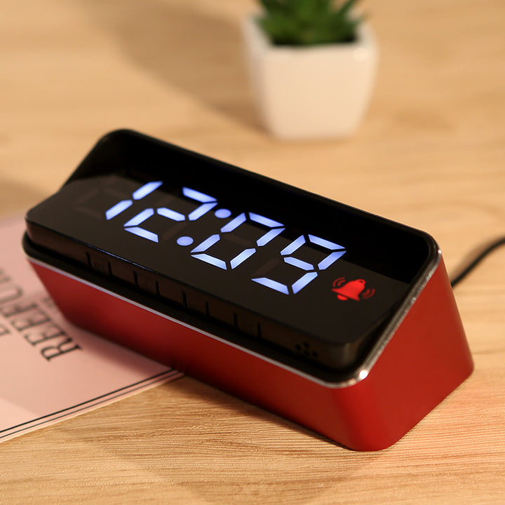 Digital Alarm Clock with Large LED Display Bowlift