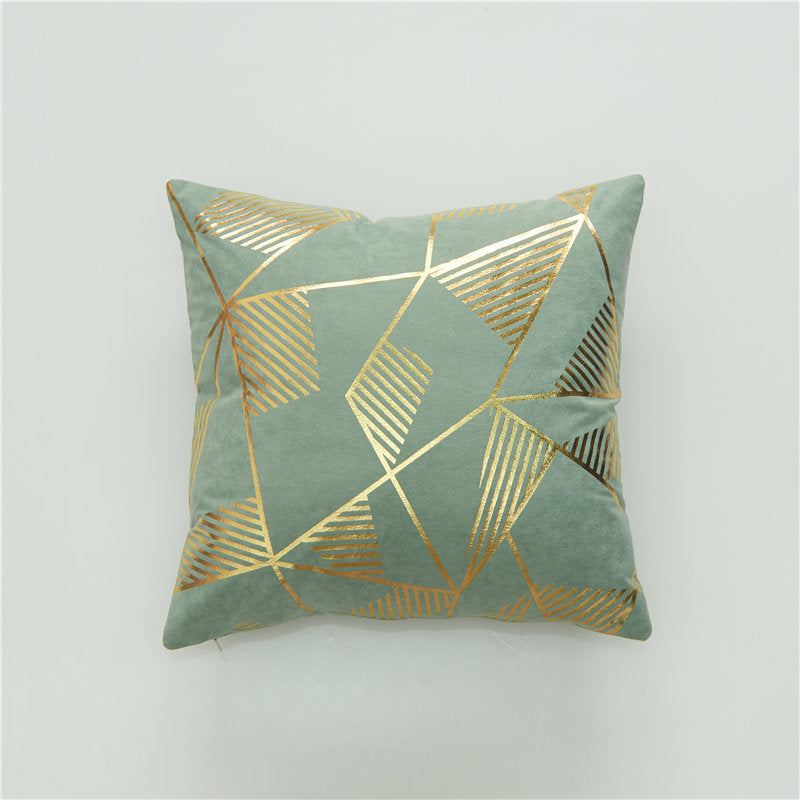 Geometric Patterned Decorative Cushion