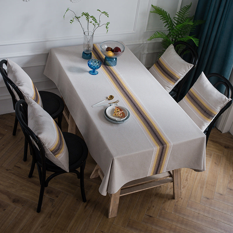 Elegant Striped Table Runner