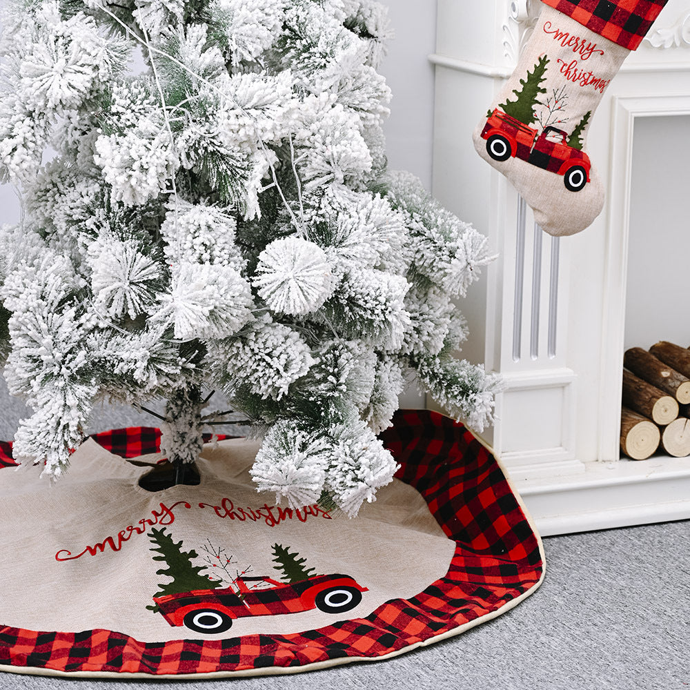 BowLift | Plaid Christmas Tree Skirt