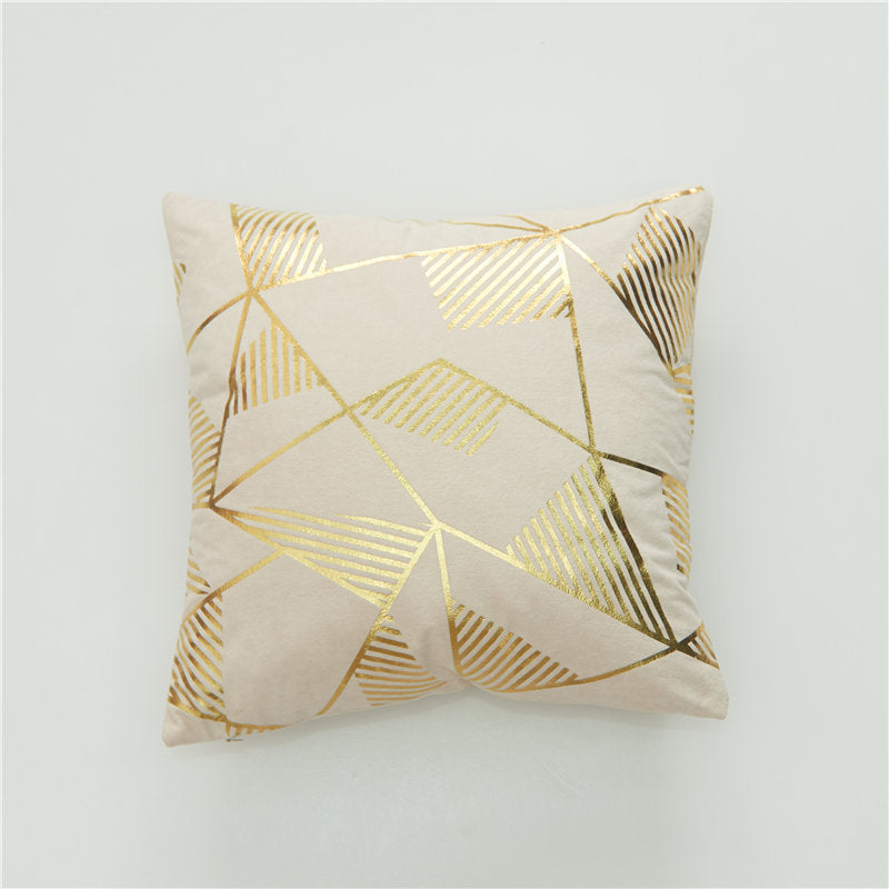 Geometric Patterned Decorative Cushion