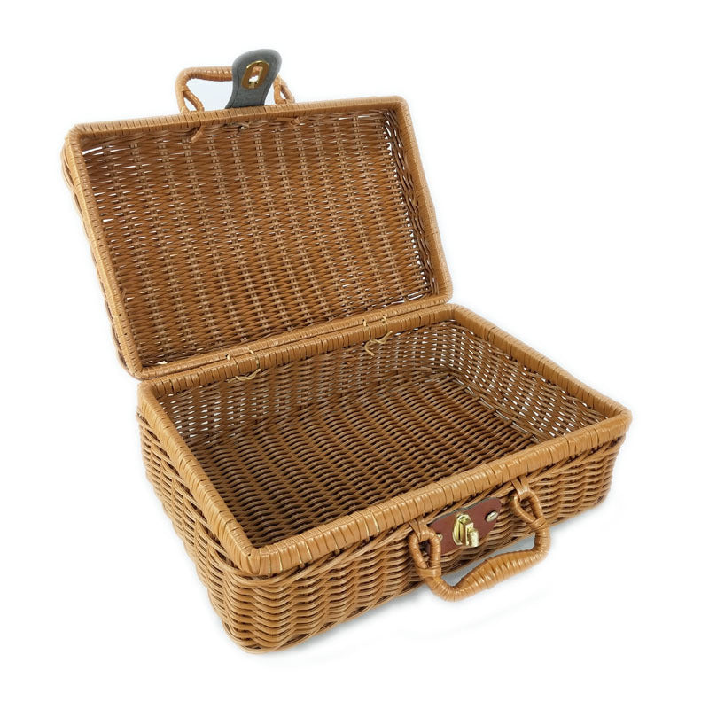 Handcrafted Wicker Storage Case Bowlift