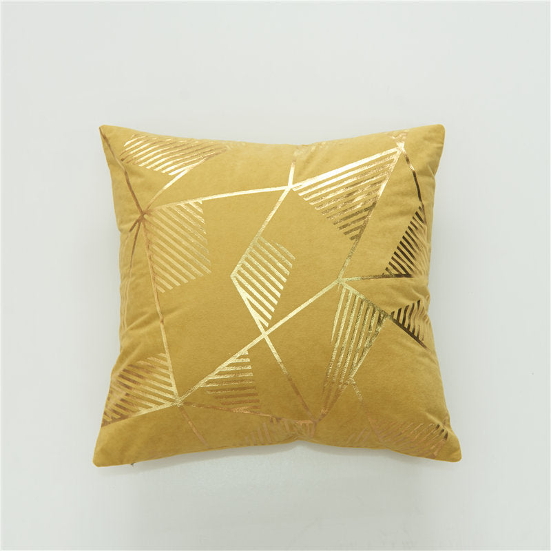 Geometric Patterned Decorative Cushion