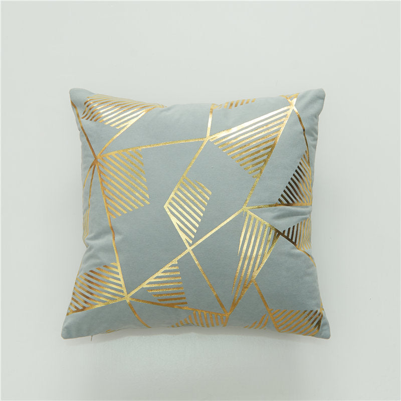 Geometric Patterned Decorative Cushion