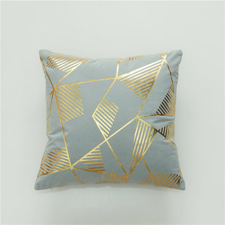 Geometric Patterned Decorative Cushion