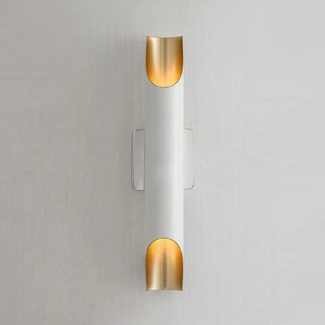 BowLift | Gold/Black/White Tube Wall Lamp Wall Light Modern Style 2/4 Lights Metal Wall Mounted Lamp for Living Room