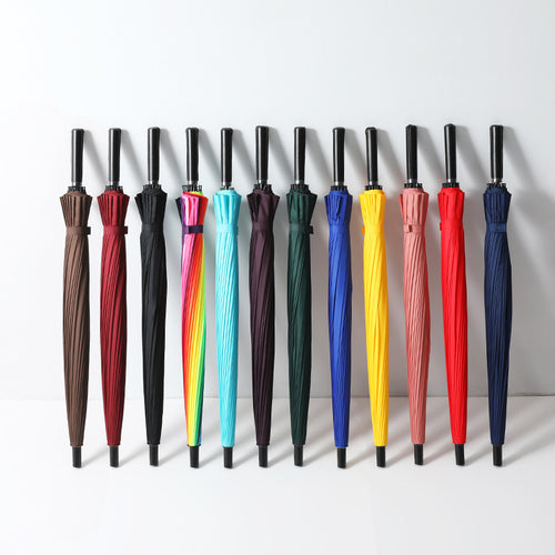 Women's automatic folding umbrella with ergonomic handle and windproof technology Bowlift