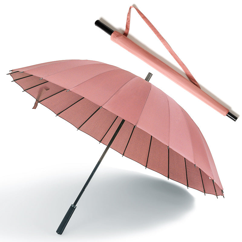 Women's automatic folding umbrella with ergonomic handle and windproof technology Bowlift