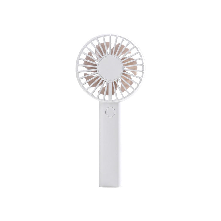 Unisex portable battery-operated mini hand fan with one-button operation and protected fan grill Bowlift