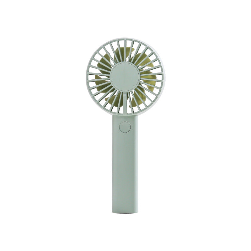 Unisex portable battery-operated mini hand fan with one-button operation and protected fan grill Bowlift