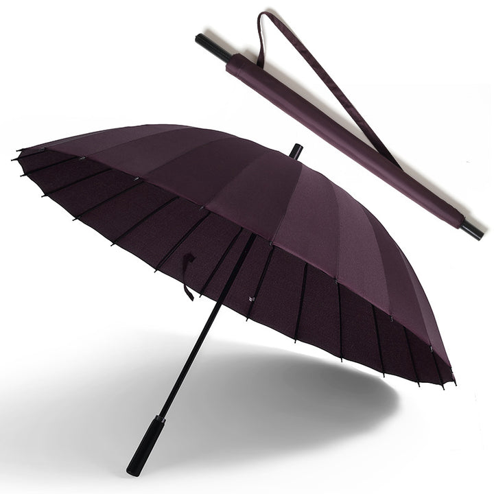 Women's automatic folding umbrella with ergonomic handle and windproof technology Bowlift