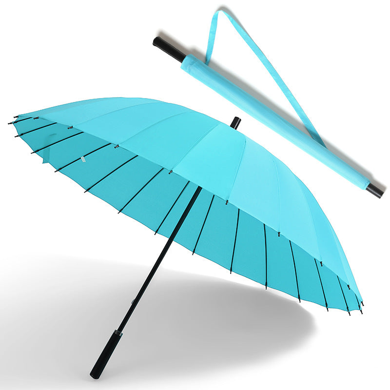 Women's automatic folding umbrella with ergonomic handle and windproof technology Bowlift