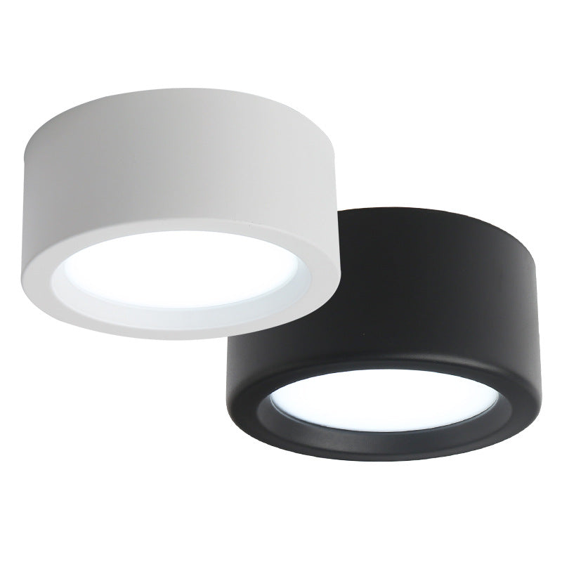LED surface mount light, round, 15 W, various colors