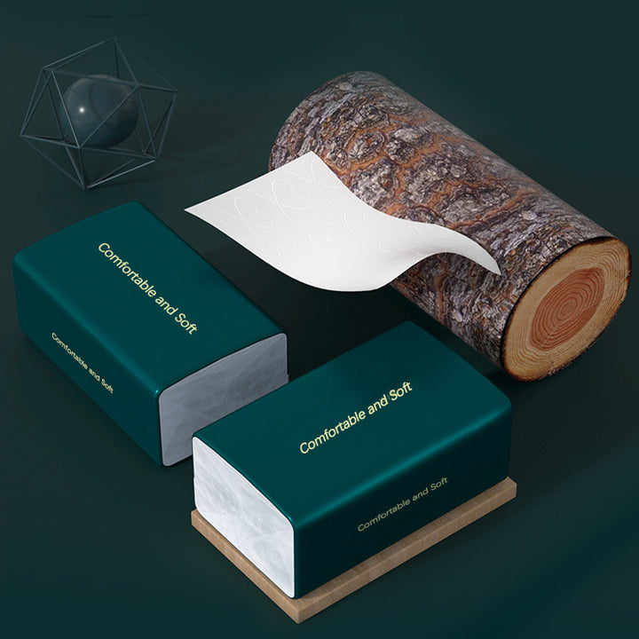Paper towels made of wood fiber material