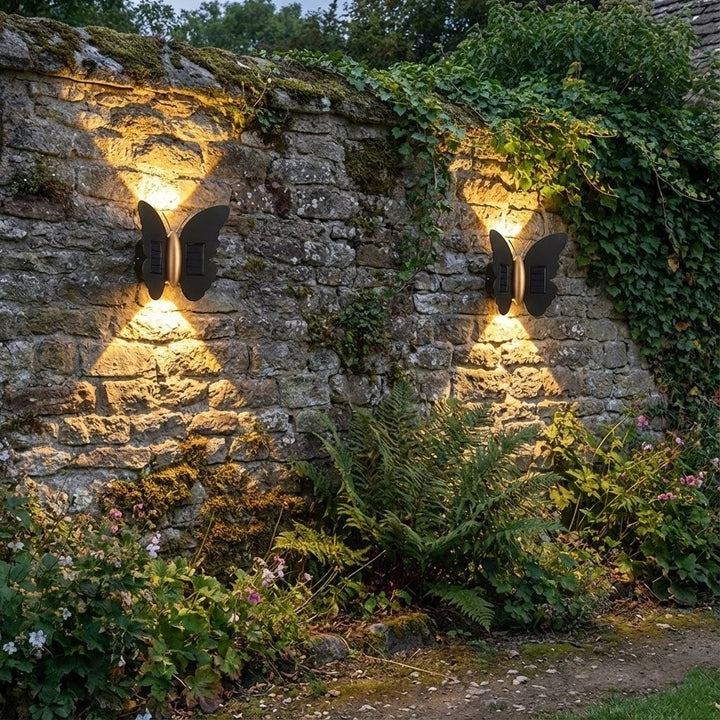 Butterfly Life Solar Powered Outdoor Lamp | Bowlift
