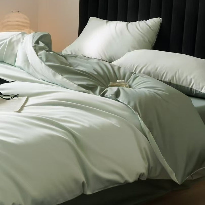 Bedding set made of long-staple cotton, satin weave