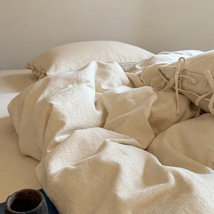 Bedding set, cotton, jacquard, 4-piece
