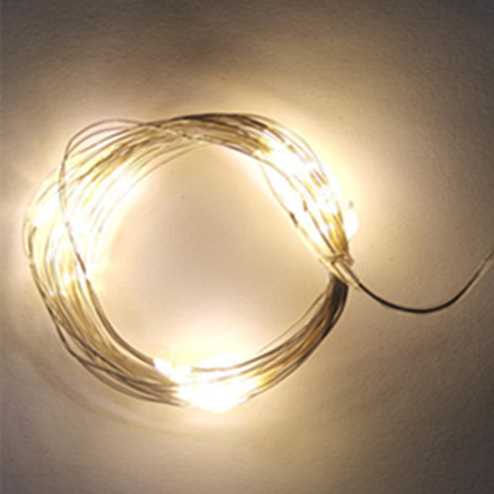 LED string lights with battery box