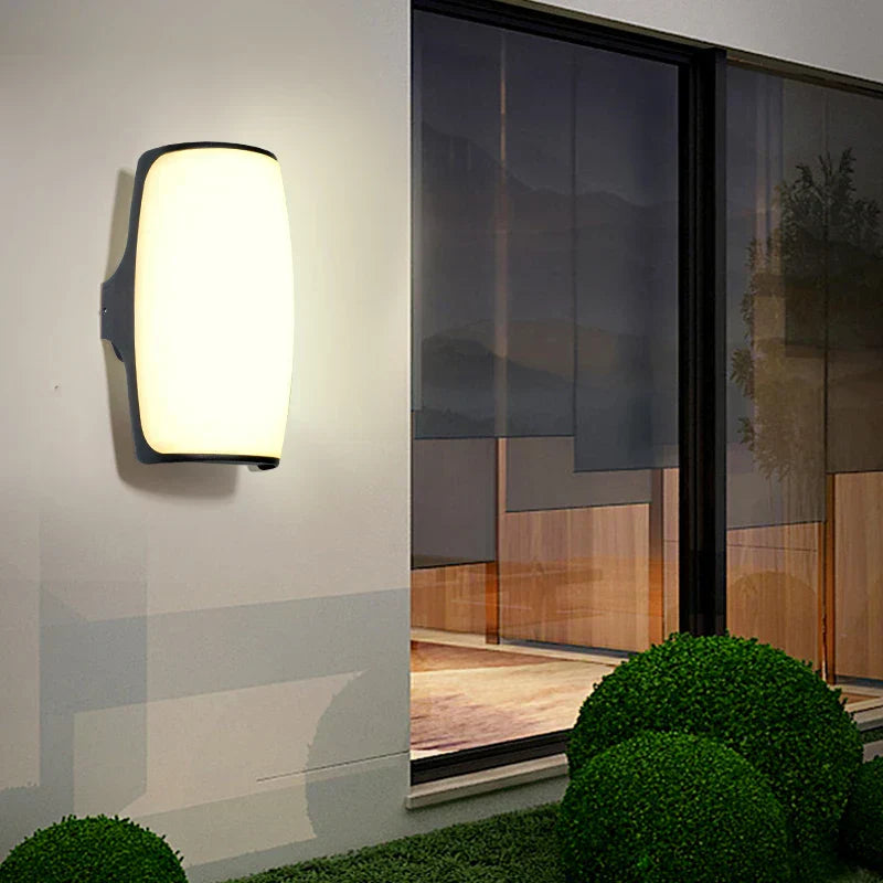 BowLift | Outdoor Wall Lamp LED Waterproof IP65 Black Modern