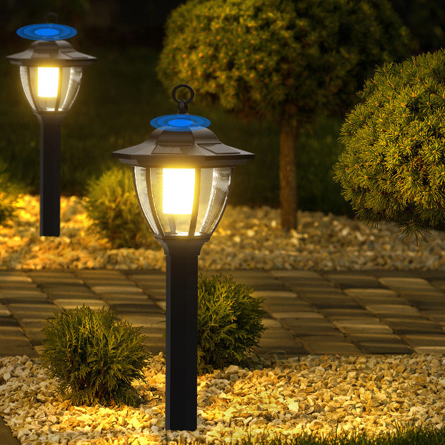 Traditional Farmhouse Waterproof Solar Lanterns Plastic Ground Plug LED Landscape Light For Garden | Bowlift