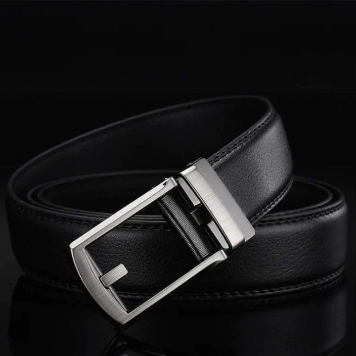 EliteSlide Belt – Luxury Leather Adjustable Accessory Bowlift