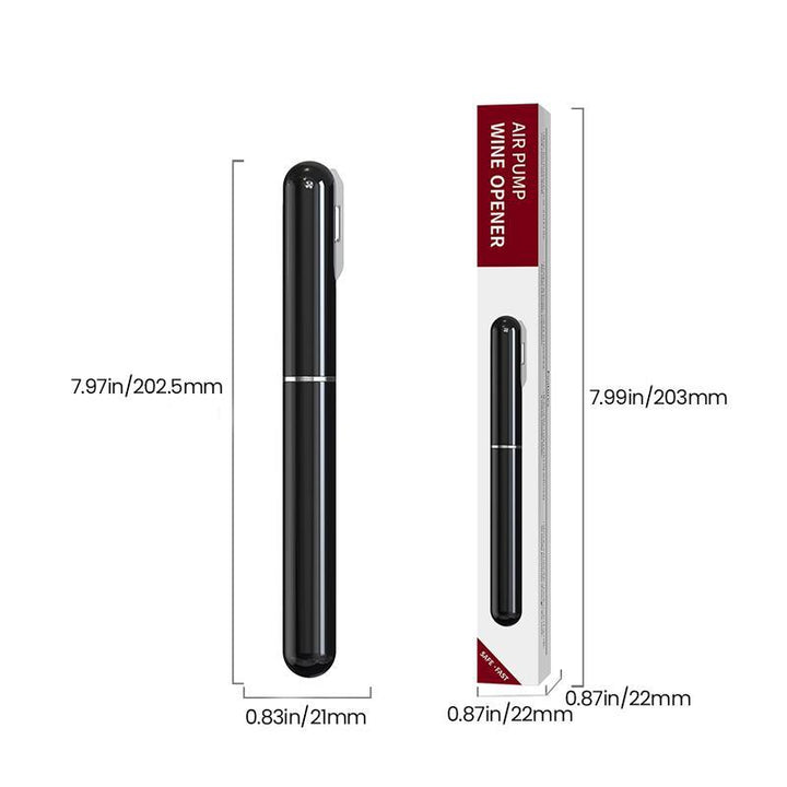 2-in-1 Air Pressure Pump Wine Bottle Opener with Foil Cutter | Bowlift