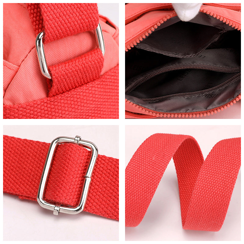 Women's Casual Multi-layer Fashionable Simple Shoulder Bag Made of Nylon | Bowlift