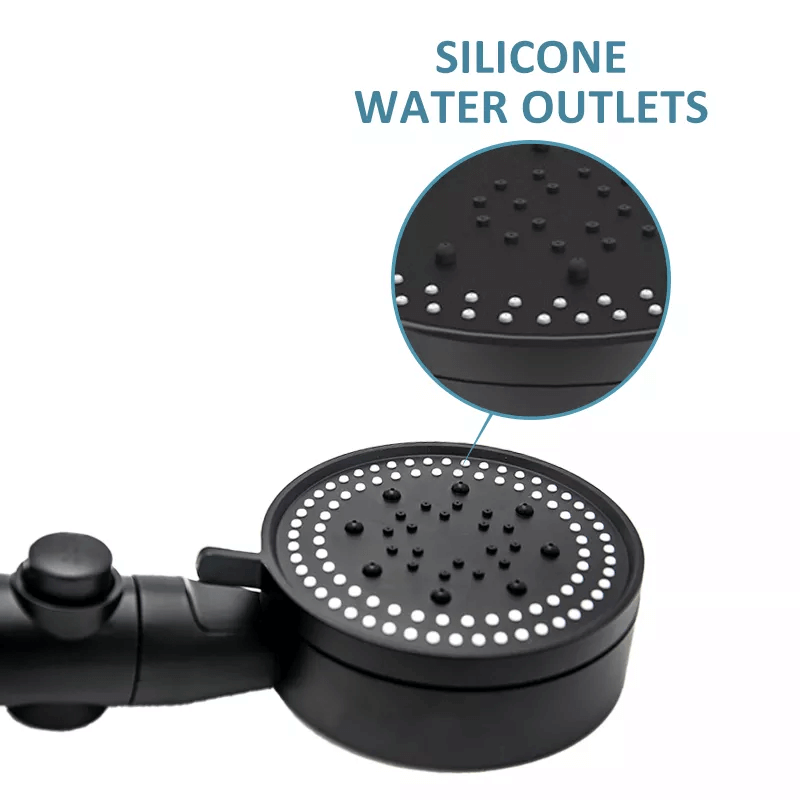 FlowControl Showerhead with 5 settings and push button | Bowlift