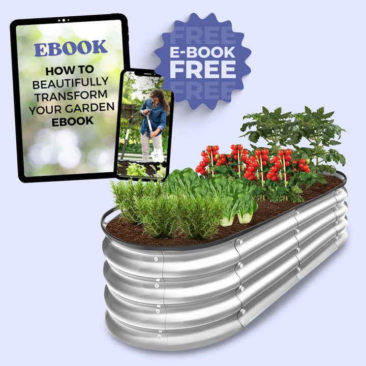 Galvanised Steel Raised Garden Bed - Easy Installations Bowlift