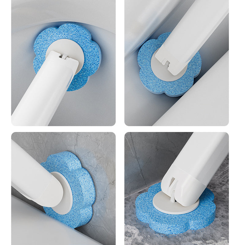 Toilet Wand Kit, Disposable Toilet Cleaning System with 18 Refill Heads | Bowlift