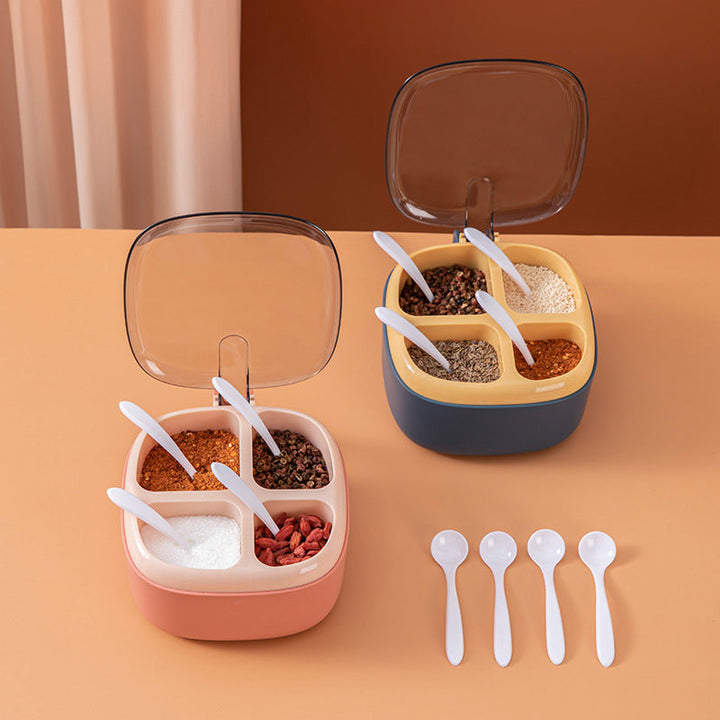BowLift | Four Seasoning Box With Lid